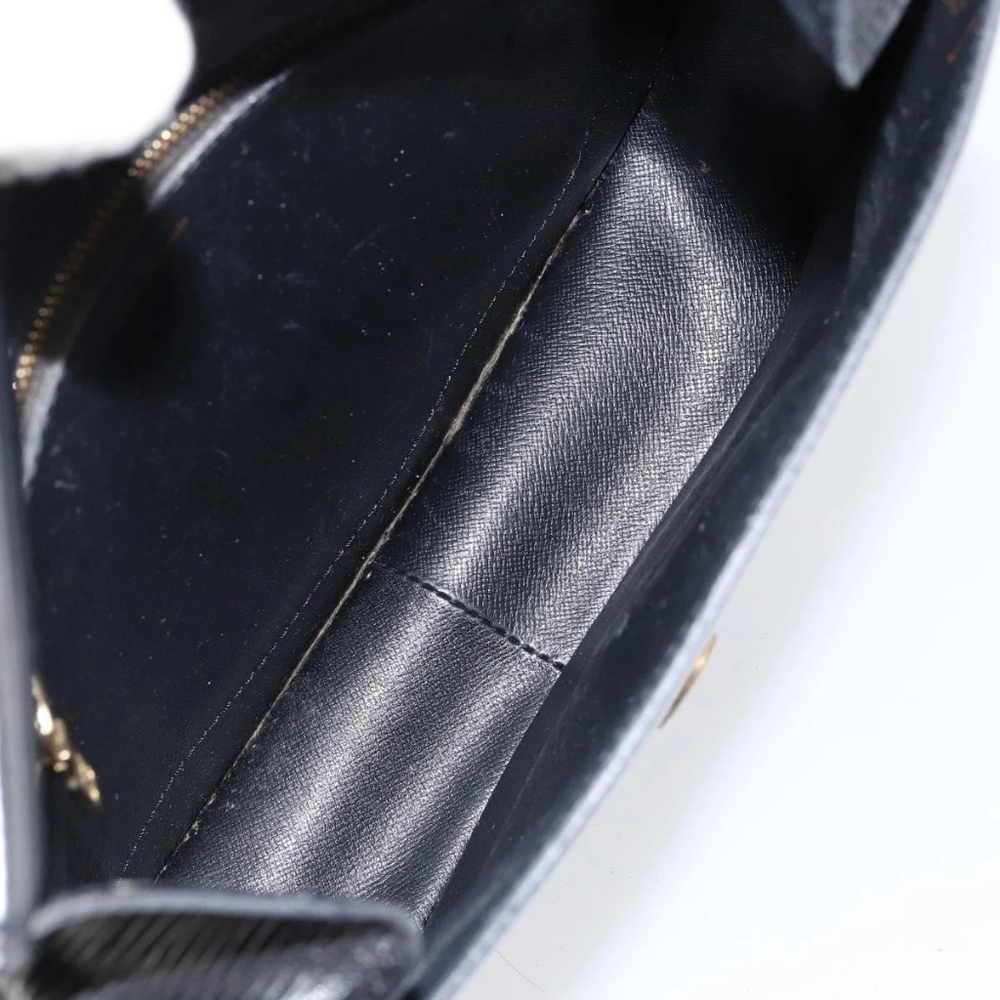 LOUIS VUITTON Epi Saint Cloud GM Shoulder Bag Black Noir - Picture 10 of 16